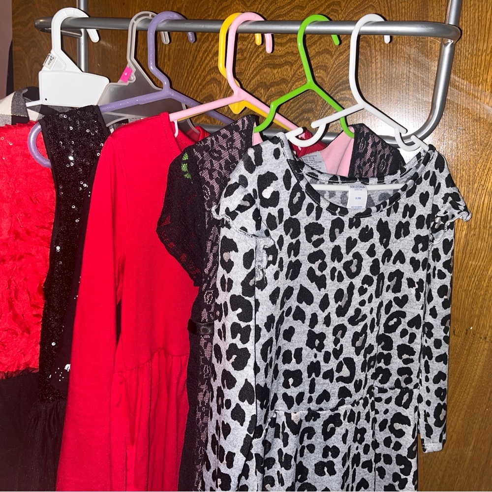 Lot of 7 girl dresses